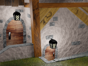 Village house 3D-Modell