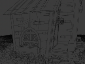 Village house 3D-Modell