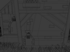 Village house 3D-Modell