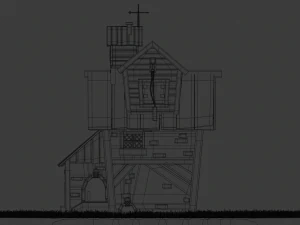 Village house 3D Model