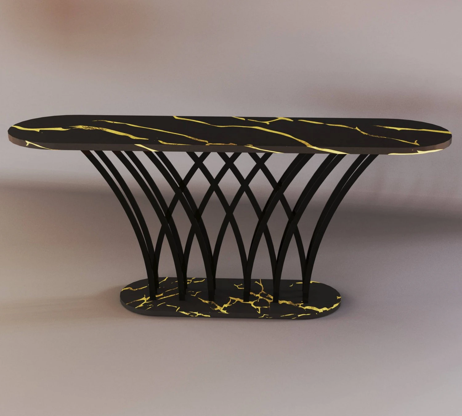 टेबल कंसोल क्लासिक 3D मॉडल .c4d .max .obj .3ds .fbx .stl .blend 