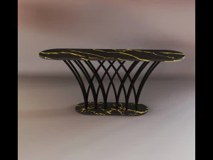 टेबल कंसोल क्लासिक 3D मॉडल