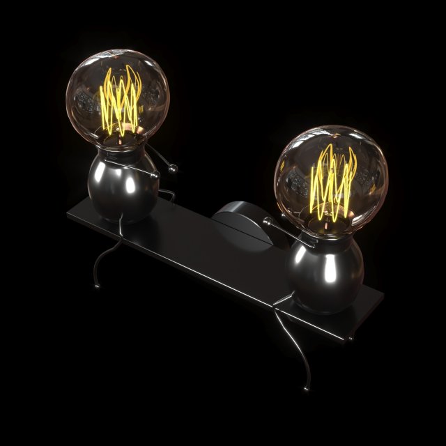 LampEdisonSculpturalwallsconces 3Dモデル .c4d .max .obj .3ds .fbx .stl .blend 