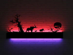WalllightJungle 3D Model