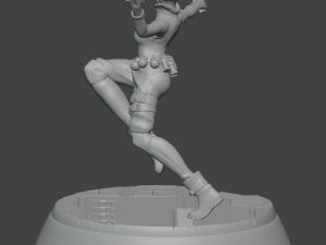 Cyberpunk Female Rebel Yelena 3D printmodel