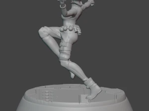 Cyberpunk Female Rebel Yelena 3D Print Model