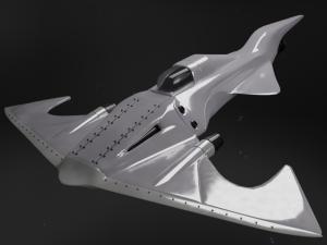 High - speed aircraft 3D मॉडल