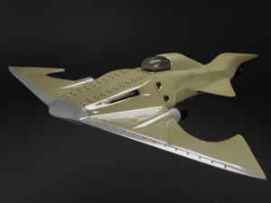 High - speed aircraft 3D Model