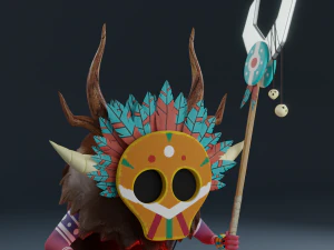 Shaman 3D Model