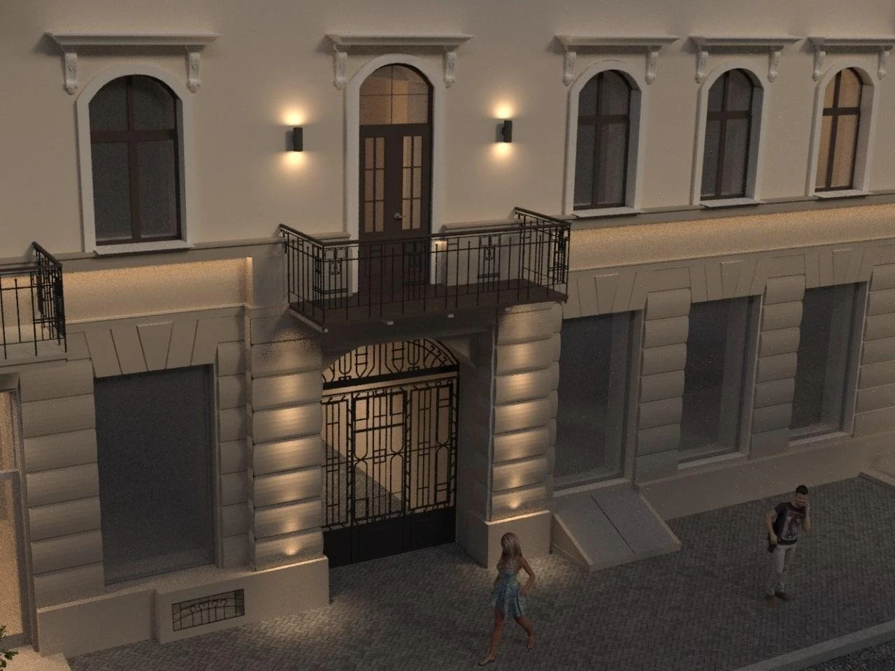 Gates 3D Model .c4d .max .obj .3ds .fbx .stl .blend 