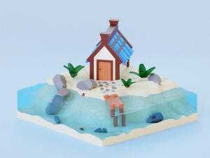 Island 3D 模型