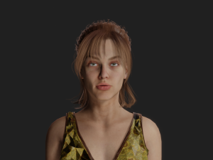 Highly detailed female character 3D 模型