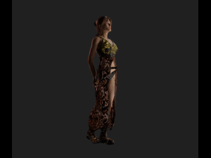 Highly detailed female character Modelo 3D