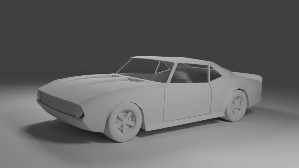 Chevrolet Camaro 3D Model .c4d .max .obj .3ds .fbx .stl .blend 