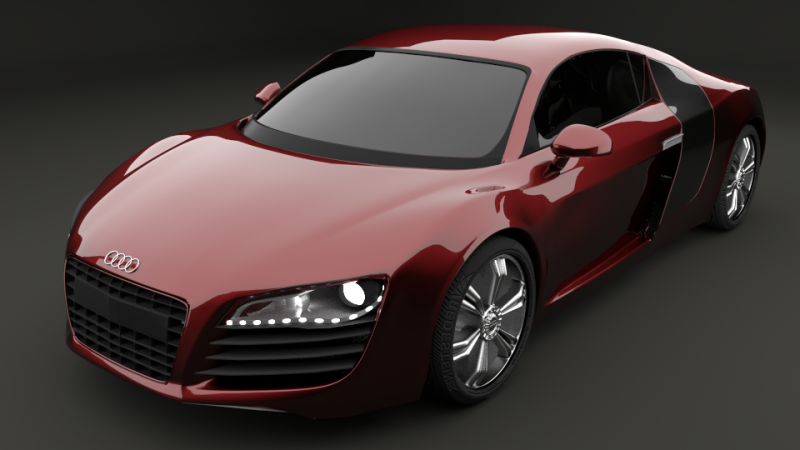 Audi R8 Modèle 3D .c4d .max .obj .3ds .fbx .stl .blend 