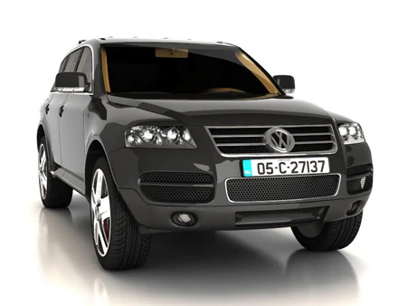 Volkswagen Touareg 3D Model .c4d .max .obj .3ds .fbx .stl .blend