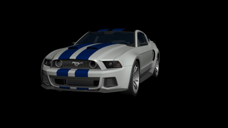 Mustang GT Modèle 3D .c4d .max .obj .3ds .fbx .stl .blend 