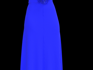 Long dress Modelo 3D