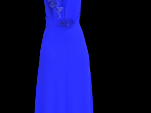 Long dress 3D Model