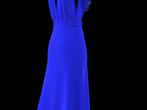 Long dress 3D Model