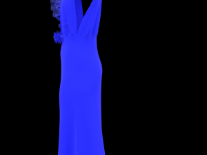 Long dress 3D Model