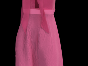 Pink dress 3Dモデル
