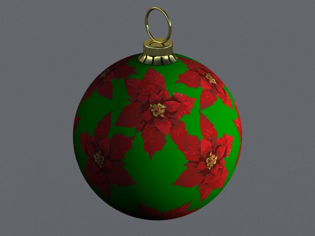 Christmas ball Modelo 3D .c4d .max .obj .3ds .fbx .stl .blend 
