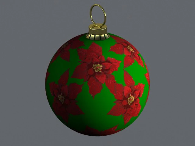 Christmas ball 3D Model .c4d .max .obj .3ds .fbx .stl .blend