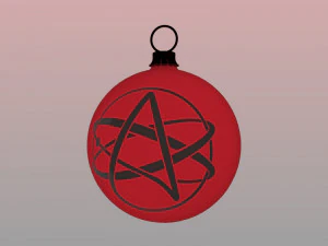 Christmas ball for the Atheists 3D Model