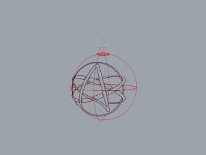 Christmas ball for the Atheists 3D-Modell