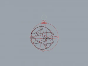 Christmas ball for the Atheists 3D Model
