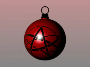 Christmas ball for the Atheists 3D Model