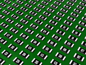 Resistors SMD 1206 E12 series 3D Model