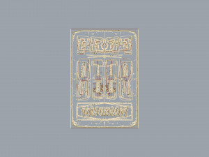 Free beer tomorrow sign Model 3D