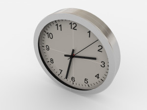 Clock wall 3D Model
