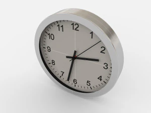Clock wall 3D Model