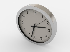 Clock wall 3D Модель
