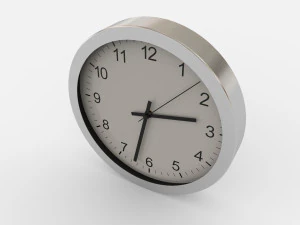 Parede do rel&oacute;gio Modelo 3D