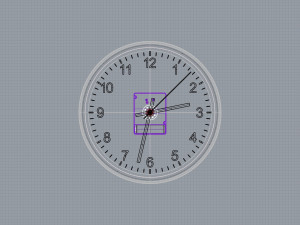 Clock wall 3D Model