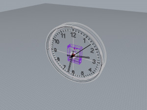 Clock wall 3D Model