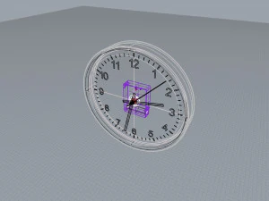 Clock wall 3D Model