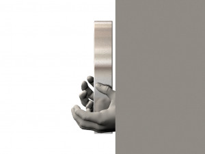 Clock wall hands 3D Модель