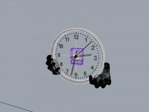 Clock wall hands 3D Model