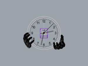 Clock wall hands 3D Модель