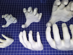 3D hand holders Model do druku 3D