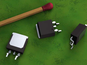 IC SMD Paketi TO263 3D Model