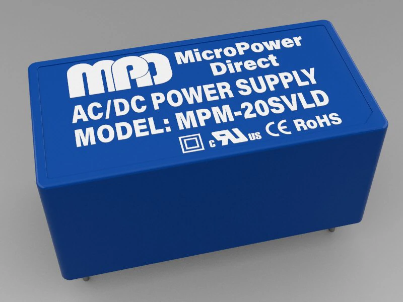 AC-DC power supply 3D Model .c4d .max .obj .3ds .fbx .stl .blend
