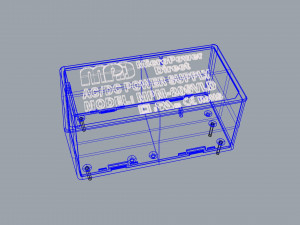 AC-DC power supply 3D Model