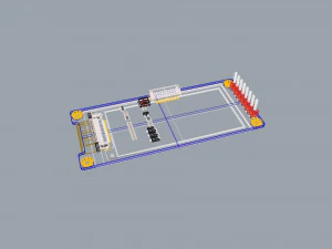 Tri-Color ePaper - eInk display 3D Model
