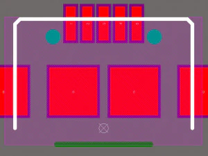 USB Micro B connector 3D Model
